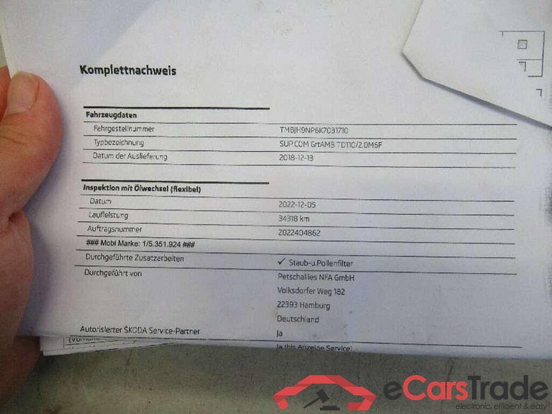 SKODA Superb Combi (3V5)(06.2015->) DE - Kb5 2.0 TDI EU6d-T, Ambit #3