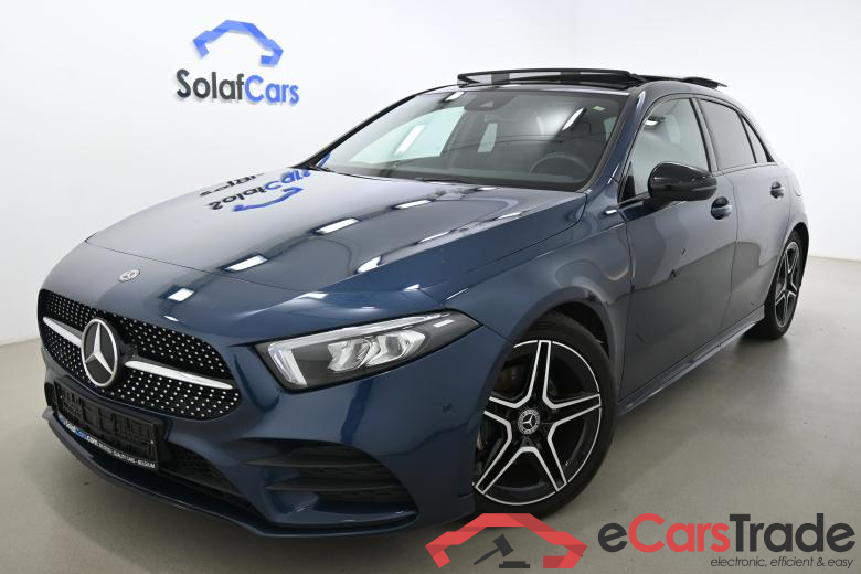 Mercedes A 180 d AMG Night Pano Aut. LED-Xenon Widescreen Navi Sport-Leather-Alcantara KeylessGo Camera Klima PDC ...
