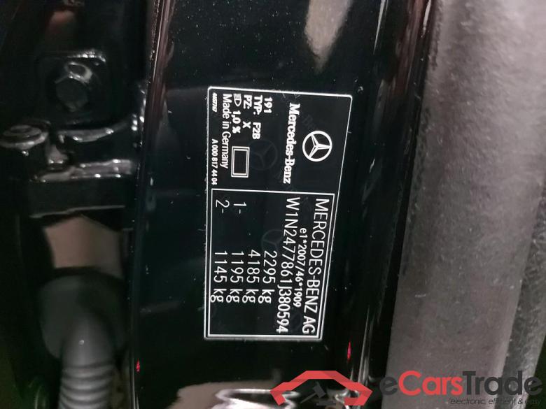 MERCEDES - MER GLA 250e 218PK DCT Business Solution & Smartphone Integration  * HYBRID * #6