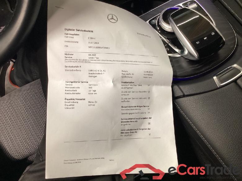 Mercedes E-Class Wagon ´16 E -Klasse T-Modell E 300 d (213.208)Avantgarde 2.0 180KW AT9 E6dT #5