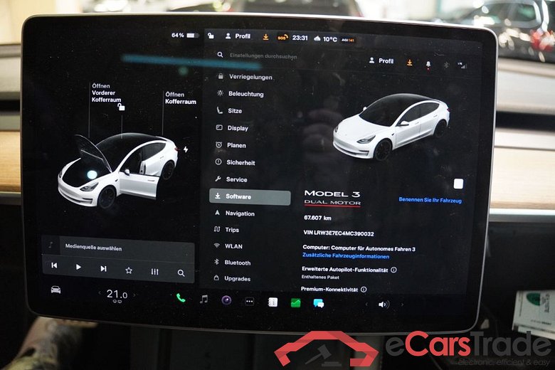 Tesla Model 3 ´18 BEV TESLA Model 3 Langstreckenbatt. Allradantrieb Dual Motor Performance 4d 377kW #6