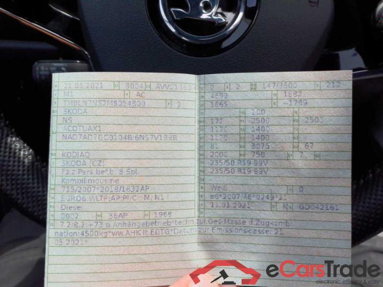 Skoda Kodiaq (NS)(2016->) DE - SUV5 2.0 TDI EU6d, Sportline 4x4 (EURO 6d), 2020 - 2021 #2