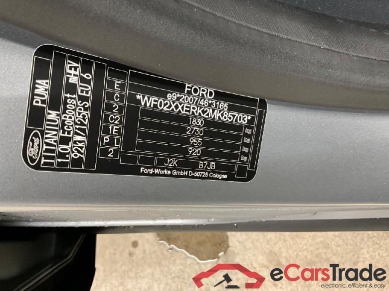 Ford Puma ´19 FORD Puma 1.0 EcoBoost Hybrid Aut. TITANIUM 5d 92kW #5