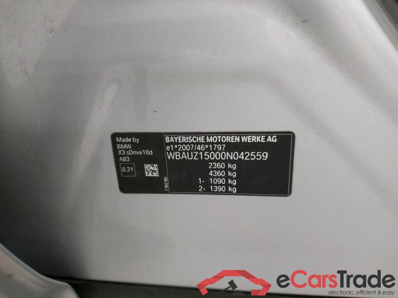 BMW - BMW X3 sDrive18dA 150PK Advantage Pack Business With Heated Seats & Driving Assistant Plus & Parking Assistant Plus #6