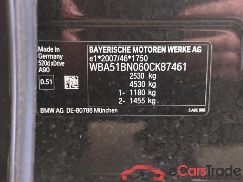 Baureihe 5 Touring 520 d xDrive Luxury Line 2.0 140KW AT8 E6d #4