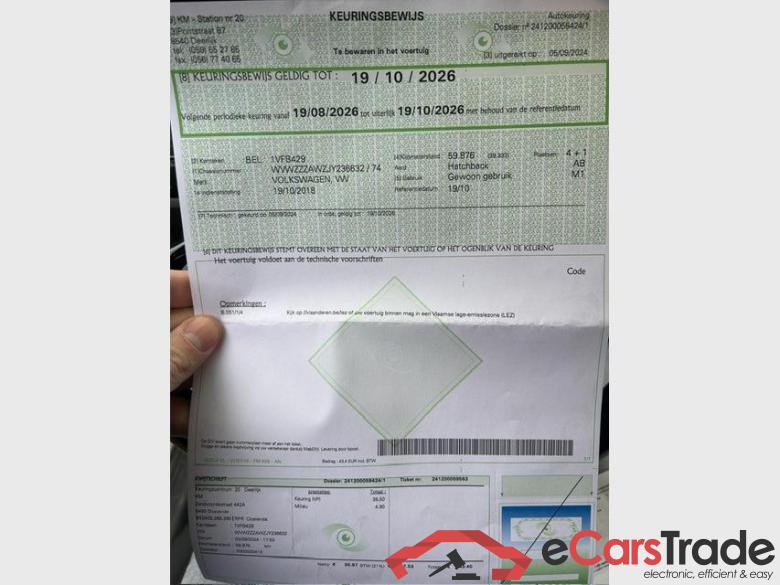 VOLKSWAGEN Polo 1,0 l  48 kW (65 HP) 5-speed #5