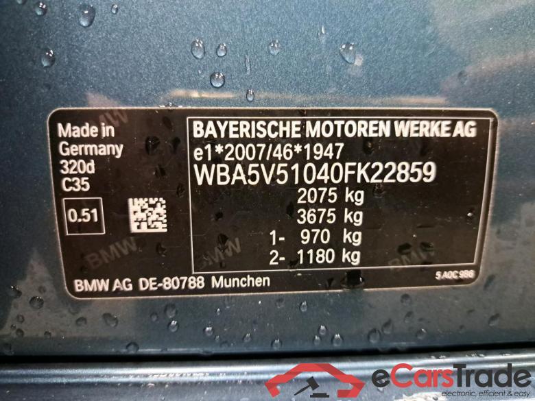 BMW - BMW 3 BERLINE 320d 190PK Luxury Pack Comfort With Vernasca Leather & Laser Lights & Electric Sliding Roof #6