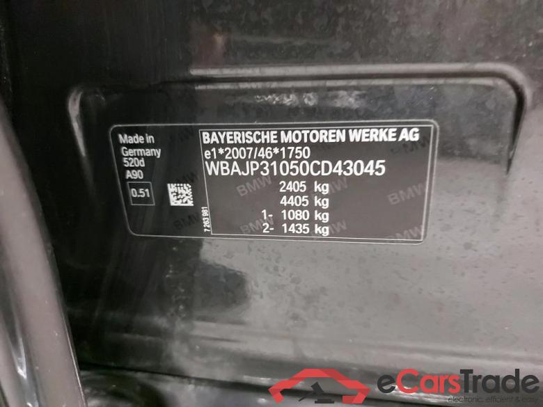 BMW - BMW 5 TOURING 520dA 190PK Pack Business With Dakota Heated Seats & Active Cruise Control & Trailer Towing Hook #6