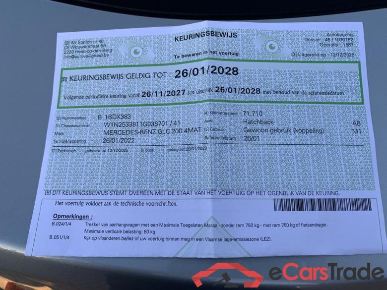 MERCEDES-BENZ GLC Coupé Coupé 200 4-Matic (EU6AP) #5