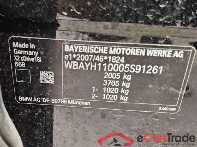 Baureihe X2 sDrive 18 i Advantage 1.5 100KW AT7 E6d #5
