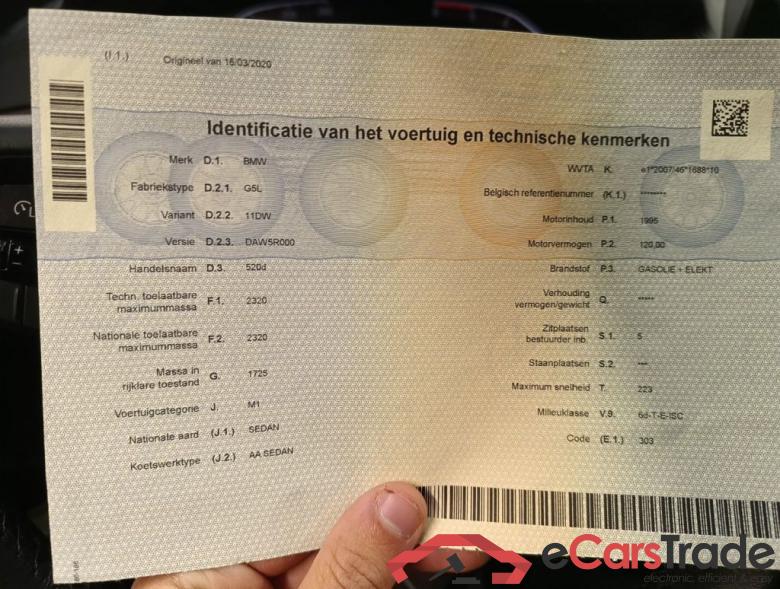 BMW 5 Reeks Berline 520d 120kW Aut. 4d #6