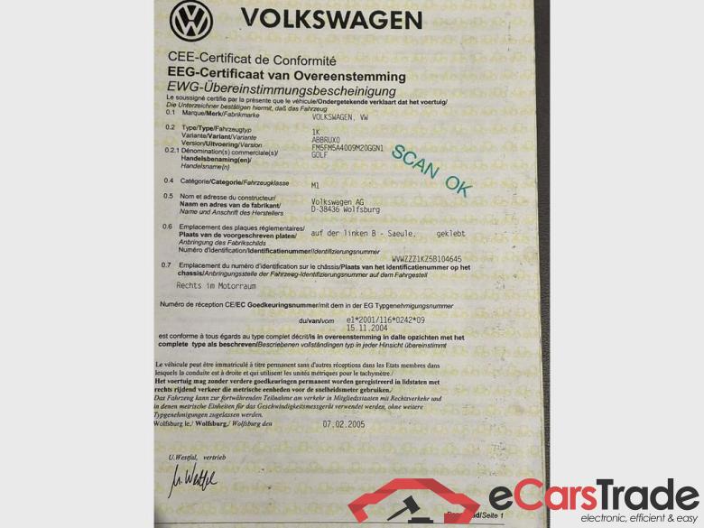 VOLKSWAGEN Golf TREND TDI 90CV/PK 5V #4