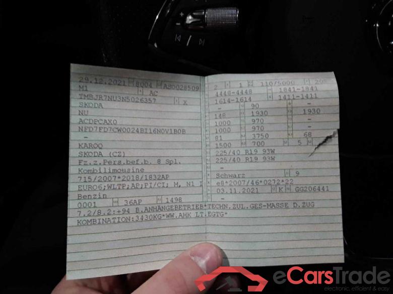 Skoda Karoq (NU)(2017->) DE - SUV5 1.5 TSI ACT EU6d, Sportline OPF (EURO 6d), (Facelift) 2021 - 2024 #3