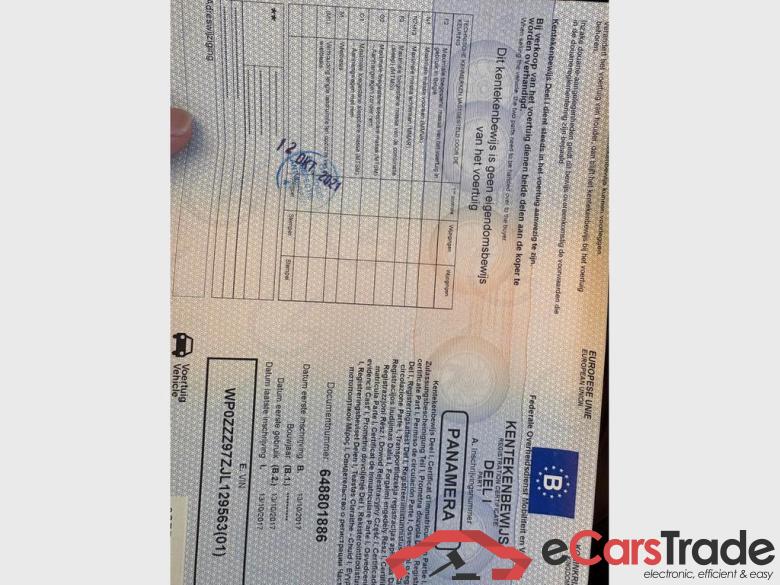 PORSCHE Panamera 4 E-Hybrid Panamera 4 e-Hybrid 2.9 V6 Bi-Turbo PHEV PDK (EU6d-TEMP) #6