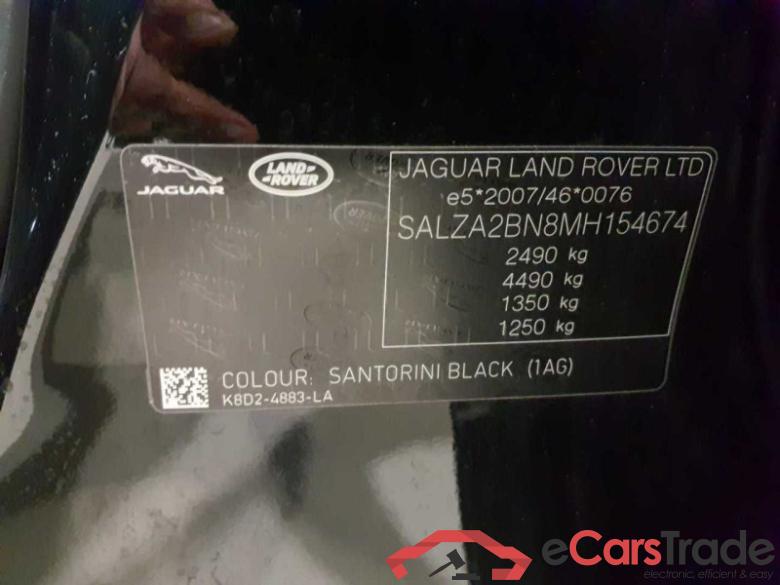 Land Rover Range Rover Evoque (2018->) DE - SUV5 2.0 D165 Mild-Hybrid EU6d, Evoque (EURO6d), 2020 - 2022 #2