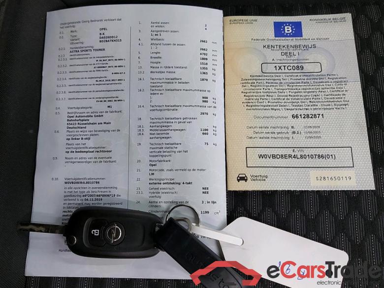 OPEL - OPE ASTRA SPORTS TOURER 1.2 Turbo 110PK Edition Pack Experience & MultiMedia Nav & Park Pilot Rear  * PETROL * #4