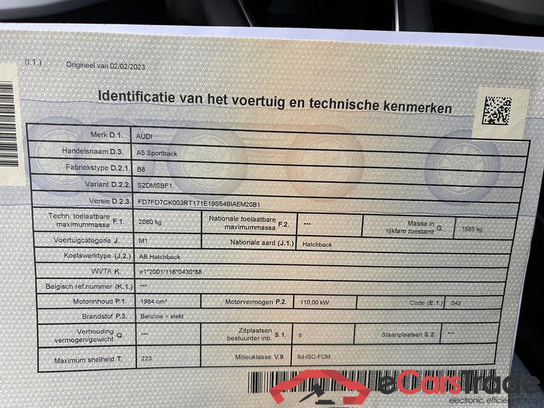 AUDI A5 Sportback Audi A5 Sportback Business Edition S line 35 TFSI 110(150) kW(ch) S tronic #5