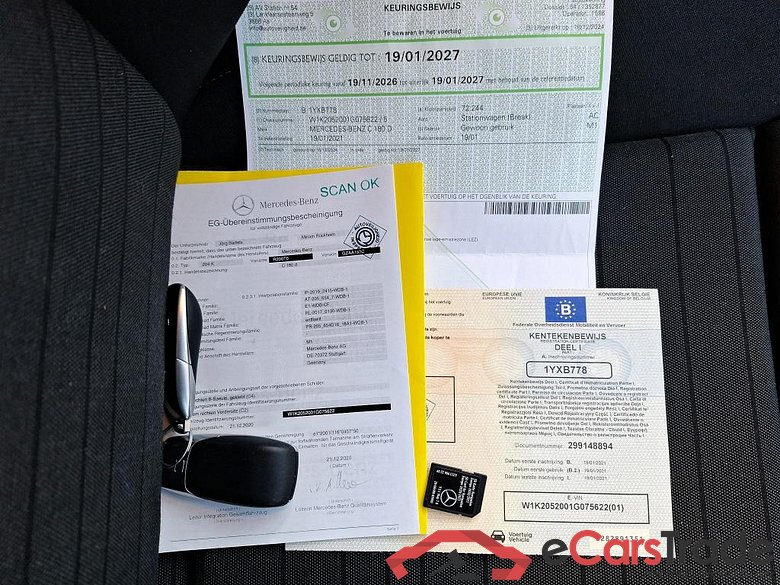 MERCEDES - MER C BREAK 180 d 122PK Business Solution #4