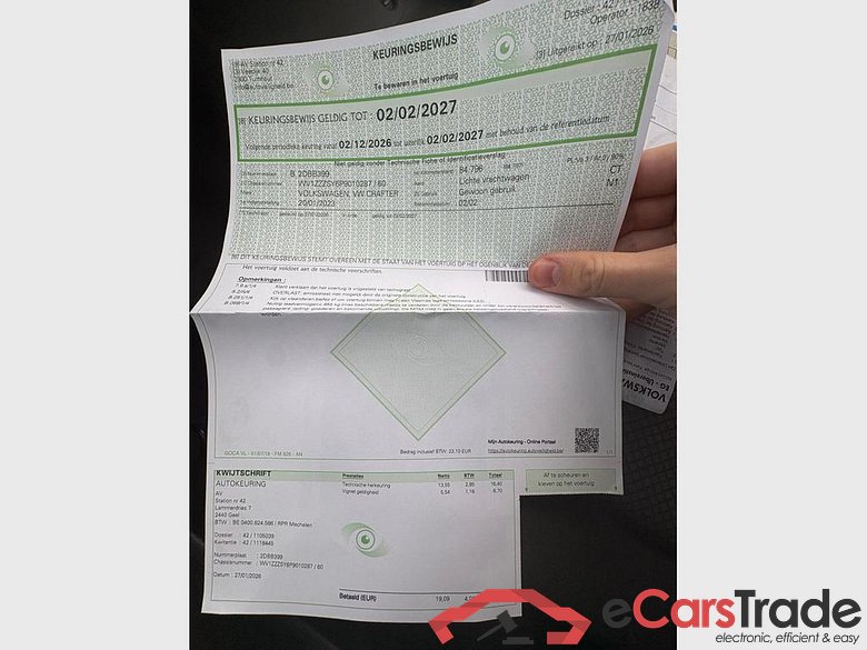 VOLKSWAGEN Crafter 35 Fou Mwb Hr Crafter 35 Bestelwagen L3H3 3640 mm 2.0 TDI EU6 SCR FWD BMT 177pk (130KW) ASG-8 #4