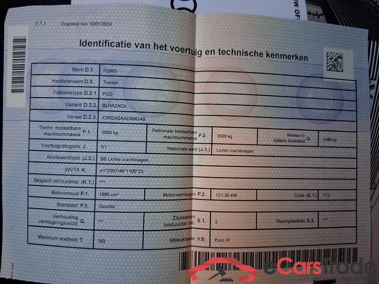 FORD Transit 2T 350E Fou Llwb Hhr Transit 350E 2.0 TDCi L4H3 RWD Trend HD #5