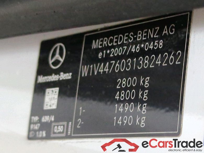Vito Kasten 114/116/119 CDI PRO RWD lang (447.603) 2.0 100KW AT9 E6dT #4