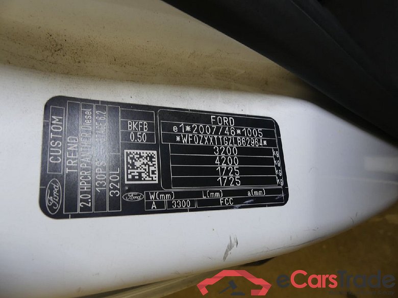 FORD Transit Custom 320 L2H1 LKW VA Autm. Trend 4d 96kW #5