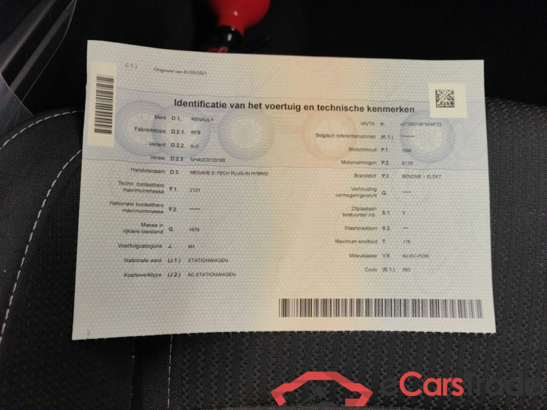 Renault Mégane Grandtour E-TECH Plug-in Hybrid Corporate Edition 5d !! Technical issues !! Rolling car #3