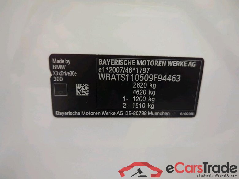 Baureihe X3 xDrive 30 e M Sport 2.0 215KW AT8 E6d #4