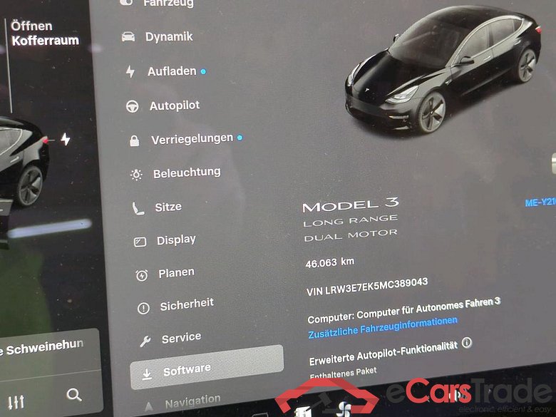 TESLA Model 3 Langstreckenbatt. Allradantrieb Dual Motor 4d 366kW #5