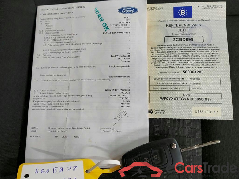 FORD - FOR TRANSIT CUSTOM B/F 320L 2.0TD 130Pk M6 FWD Trend Pack Good Sight & Trailer Hook & Reversing Camera #4