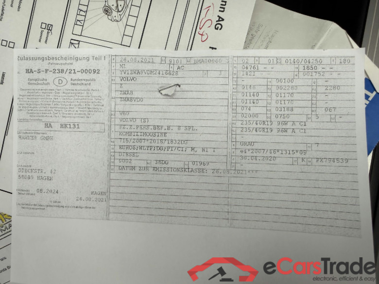 V60 Kombi Inscription 2.0 D4 140KW AT8 E6dT #3