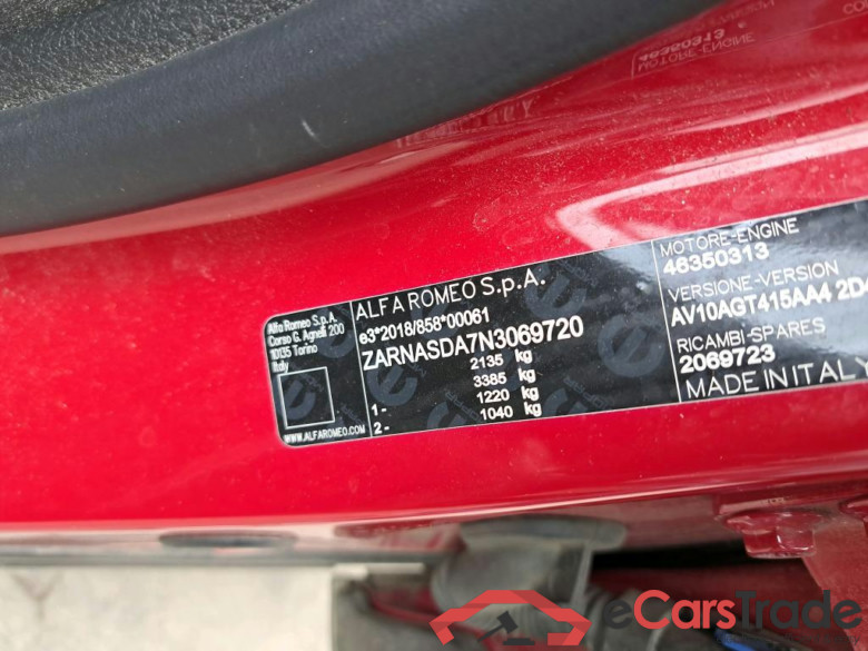 ALFA ROMEO - ALF TONALE 160PK  MHEV Veloce                  ***                 TOTAL LOSS               ***               Pack Sound Leather Pano Roof      * PETROL * #6