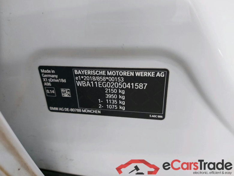 BMW - BMW X1 sDrive18dA 136PK Pack Premium & PREPARATION for Driving Assistant & PREPARATION For Heated Seats & Steering Wheel #6