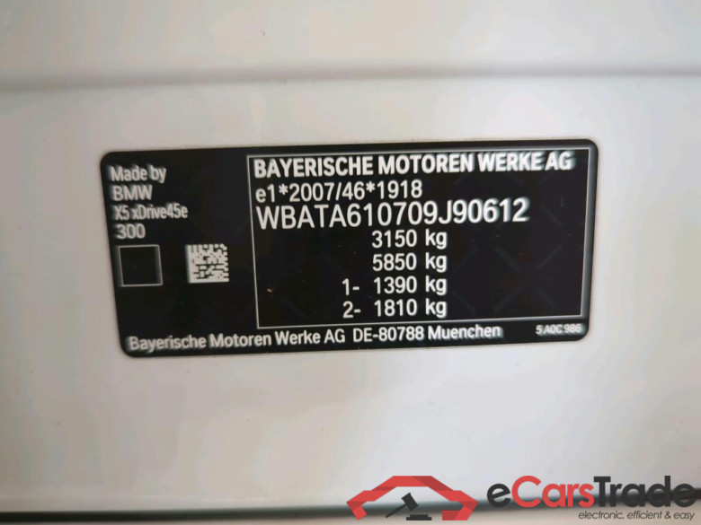 Baureihe X5 xDrive 45 e M Sport 3.0 290KW AT8 E6d #4