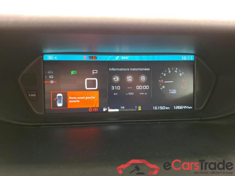 C4 Grand Picasso/Spacetourer Shine 1.5 BlueHDi 130CV BVA8 E6d/Vo Repeint en Rouge / Teinte SIV Blanc Banquise/ #6