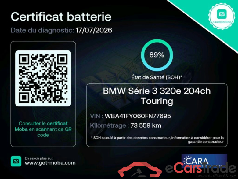 BMW Série 3 Touring 2022 5P Break 320e 204ch M Sport BVA8 Hybride #2