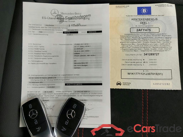 MERCEDES - MER A BERLINE 200d 150PK DCT Business Solution AMG & Pack Plus & Driving Assistant & Smartphone Intergation #4