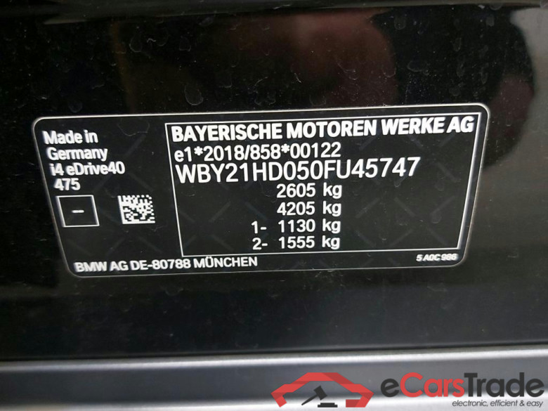 BMW I - BMW I4 eDrive40 340PK With Climatic & Black Sensatec Heated Sport Seats & Cruise Control & Park Sensors Front & Rear * ELECTRIC * #6