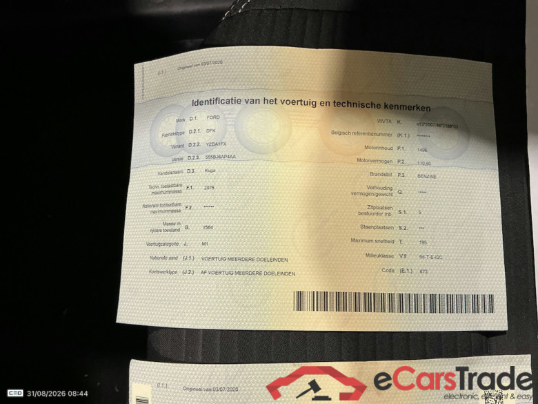 FORD KUGA - 2020 1.5 EcoBoost FWD Titanium #6
