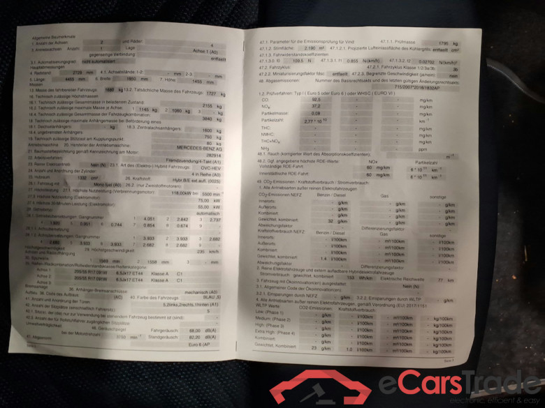 MERCEDES-BENZ A-CLASS 1.3 A 250 E DCT #5