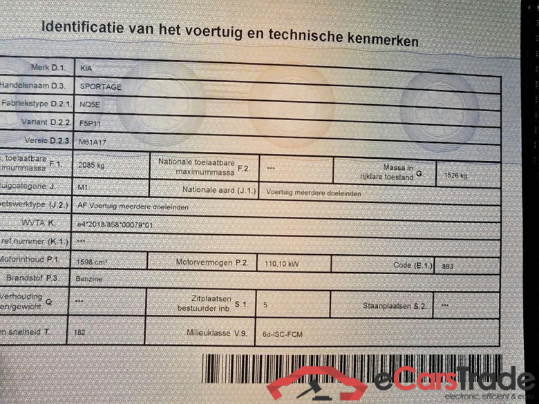 KIA SPORTAGE 1.6 T-GDI 150 PULSE