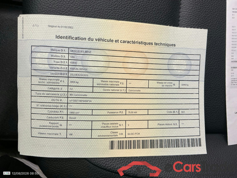 MERCEDES-BENZ VITO 1.7 75KW CDI 110 FWD L2 #5
