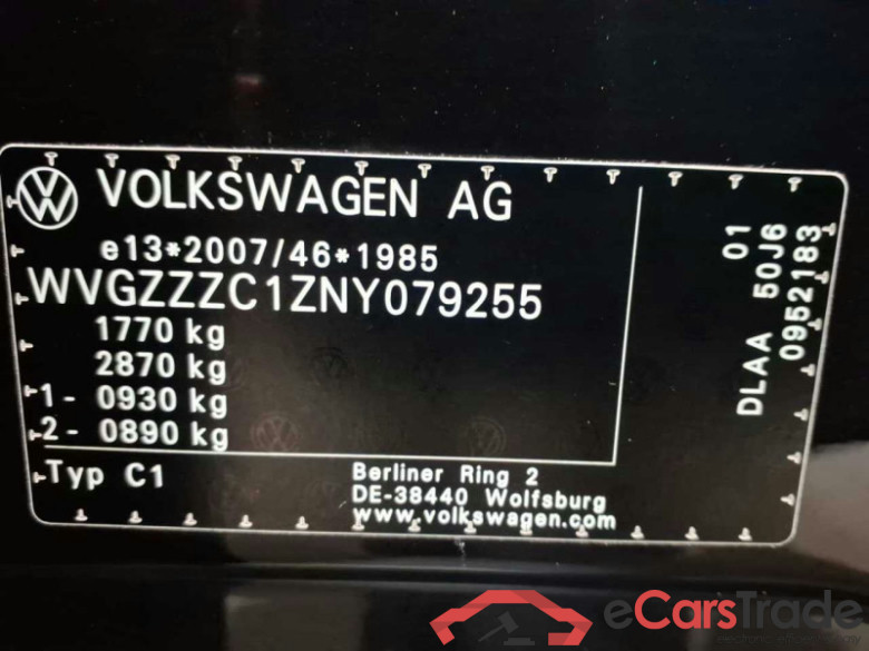 Volkswagen T-Cross (C11)(12.2018->2023) DE - SUV5 1.0 TSI EU6d, Style OPF, 2020 - 2023 #2