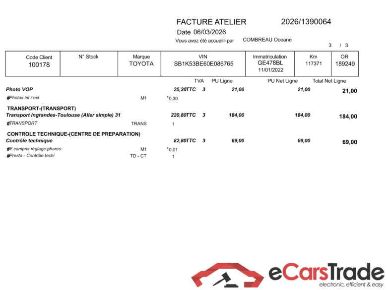 TOYOTA Corolla / 2018 / 5P / Berline Hybride 184h Dynamic Business Beyond Zer / PRÊT A VENDRE #4