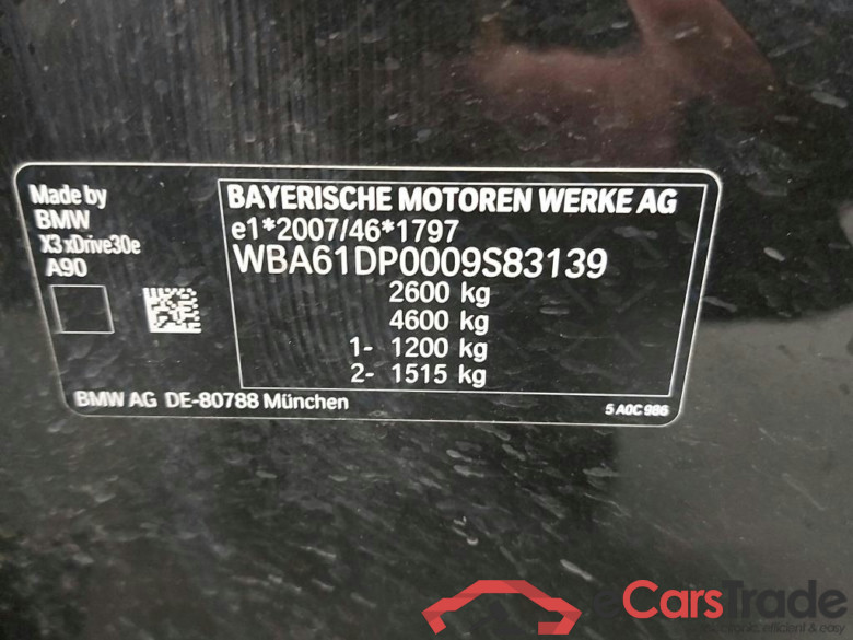 BMW - BMW X3 xDrive30e 292PK M Sport With Heated Vernasca  M Seats & Pack Innovation With Driving Assistant & Head Up & Comfort & Travel & 19 Inch Alloy & Removable Trailer Hook * HYBRID * #5