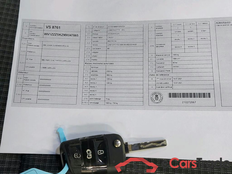 VOLKSWAGEN - VW  CADDY MAXI Cargo TDI 122PK DSG & Climatic & Navigation & Rear Camera #4