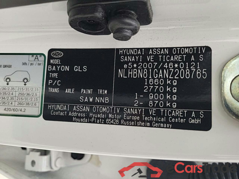 HYUNDAI Bayon 1.0 T-GDI Comfort #4